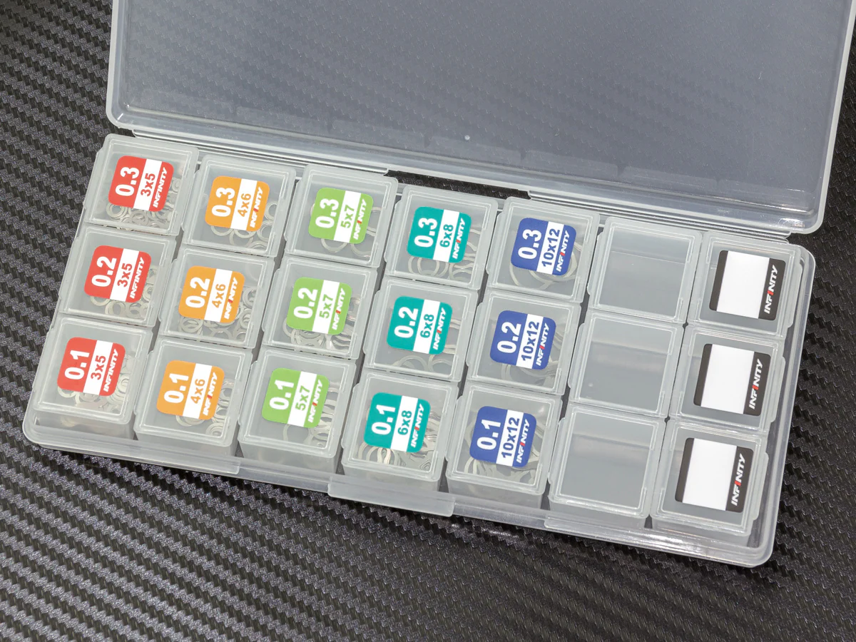 A0079 - INFINITY SMALL PLASTIC PARTS CASE (3compartments/7pcs) - Image 2