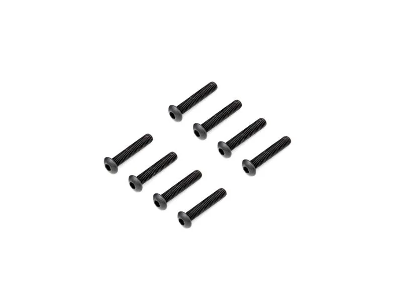 B01316 - M3x16mm BUTTON HEAD SCREW (8pcs)
