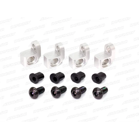 R0321 - ALUMINUM FRONT LOWER ARM HOLDER SET (4pcs each/IF18-2)